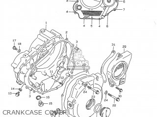 CRANKCASE COVER - DR350 1997 (V) USA (E03)