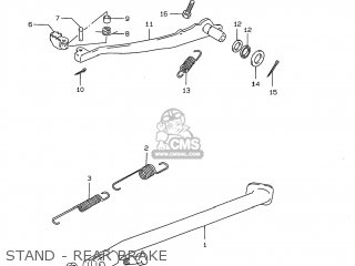 STAND - REAR BRAKE - DR350 1997 (V) USA (E03)