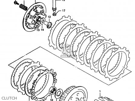 CLUTCH - DR350 1997 (V)