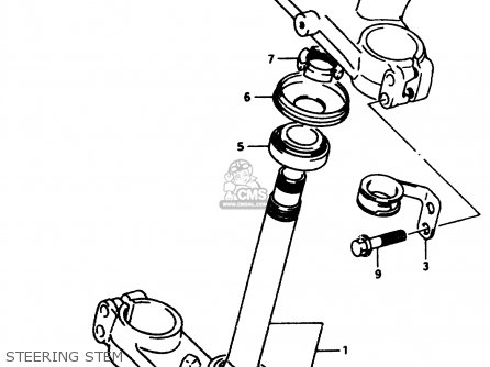 STEERING STEM - DR350 1997 (V)