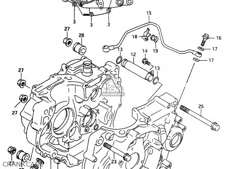 CRANKCASE - DR350 1997 (V)