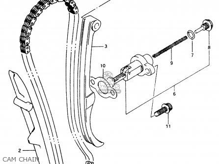 CAM CHAIN - DR350 1997 (V)
