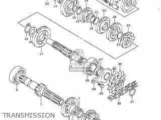 TRANSMISSION - DR350 1998 (W) USA (E03)