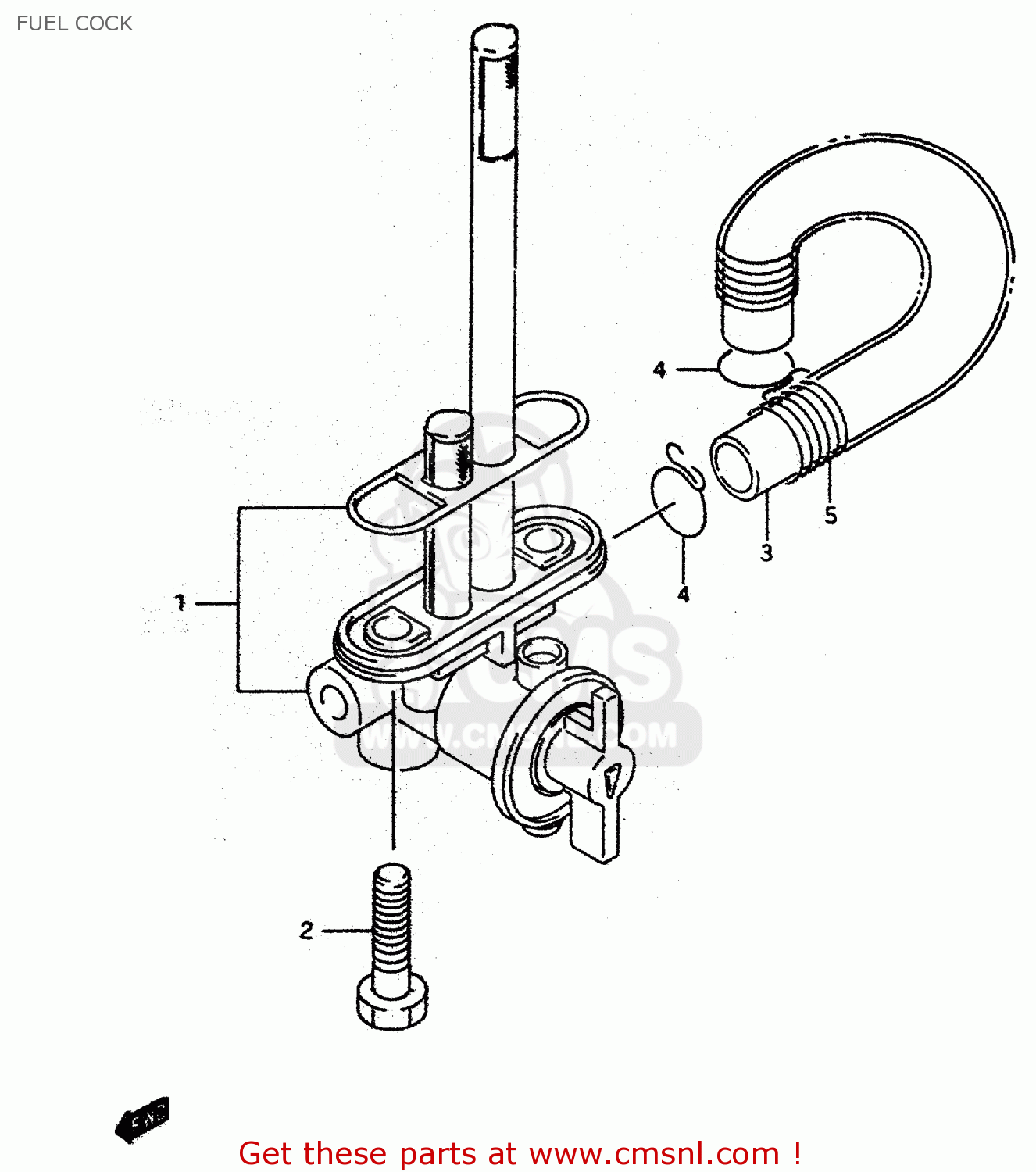 FUEL COCK DR350 1998 (W)