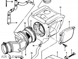 AIR CLEANER - DR350 1998 (W)