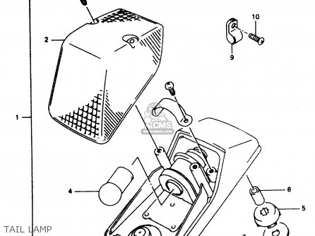 TAIL LAMP - DR350 1998 (W)