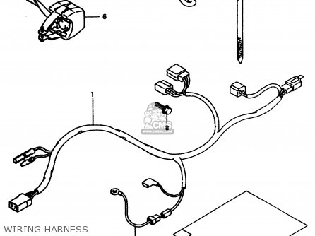WIRING HARNESS - DR350 1998 (W)