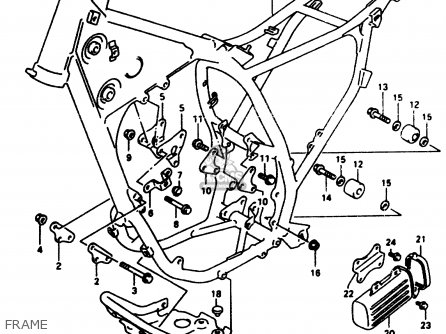 FRAME - DR350 1998 (W)