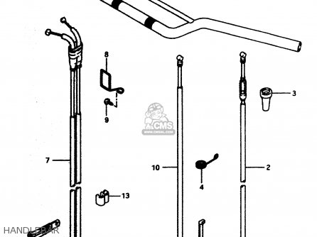 HANDLEBAR - DR350 1998 (W)