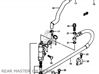 REAR MASTER CYLINDER - DR350 1998 (W)