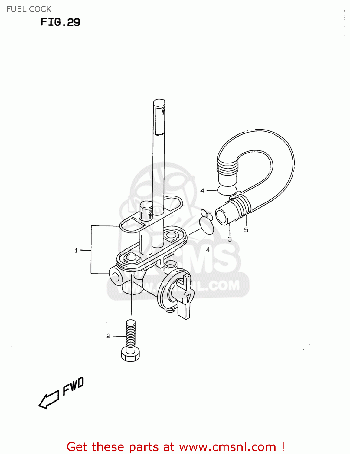 FUEL COCK DR350 1999 (X) USA (E03)