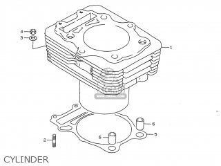 CYLINDER - DR350 1999 (X) USA (E03)