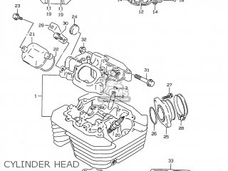 CYLINDER HEAD - DR350 1999 (X) USA (E03)