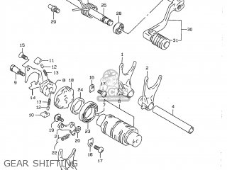 GEAR SHIFTING - DR350 1999 (X) USA (E03)