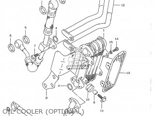 OIL COOLER (OPTIONAL) - DR350 1999 (X) USA (E03)