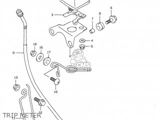 TRIP METER - DR350 1999 (X) USA (E03)