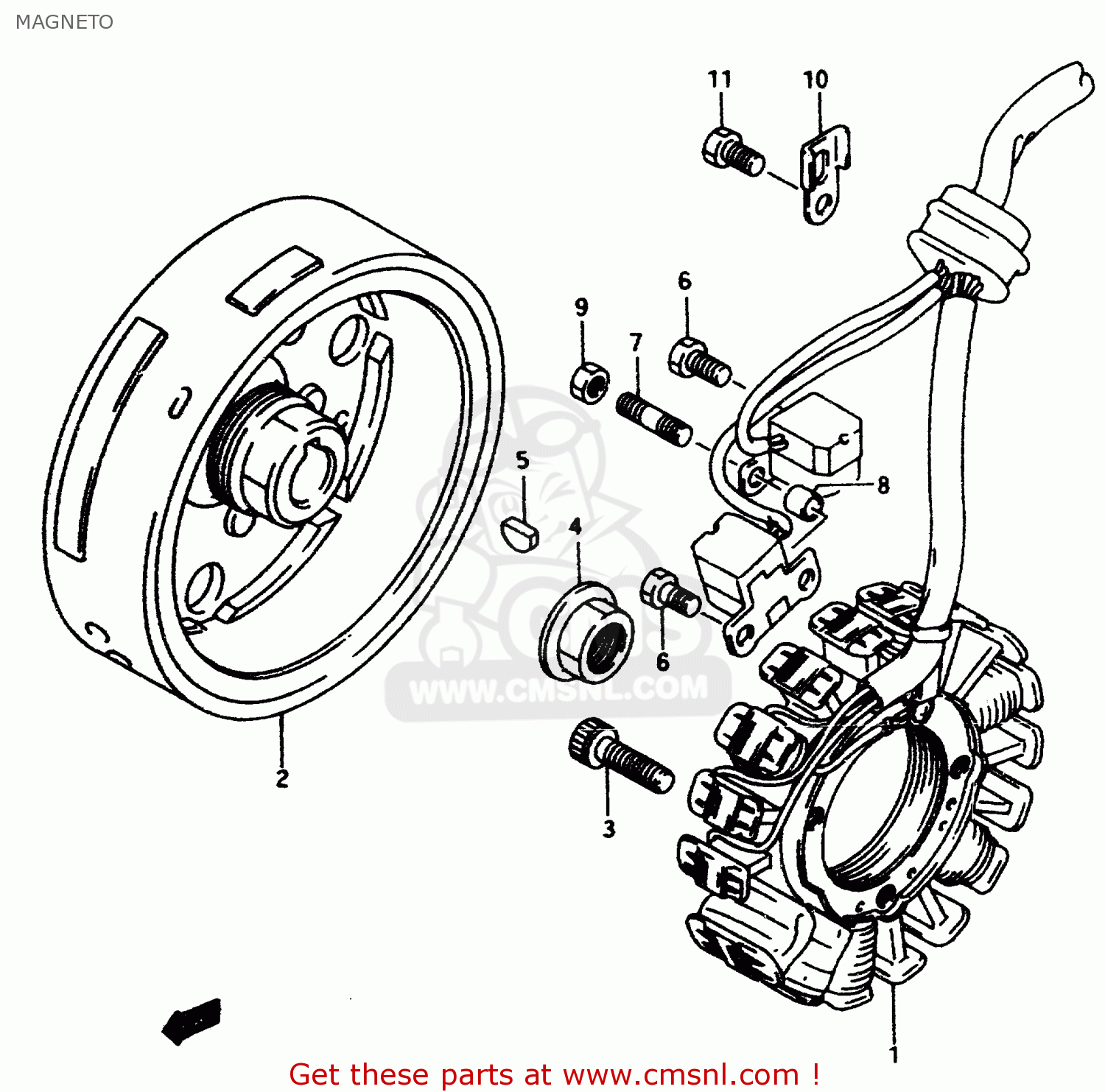 MAGNETO DR350 1999 (X)