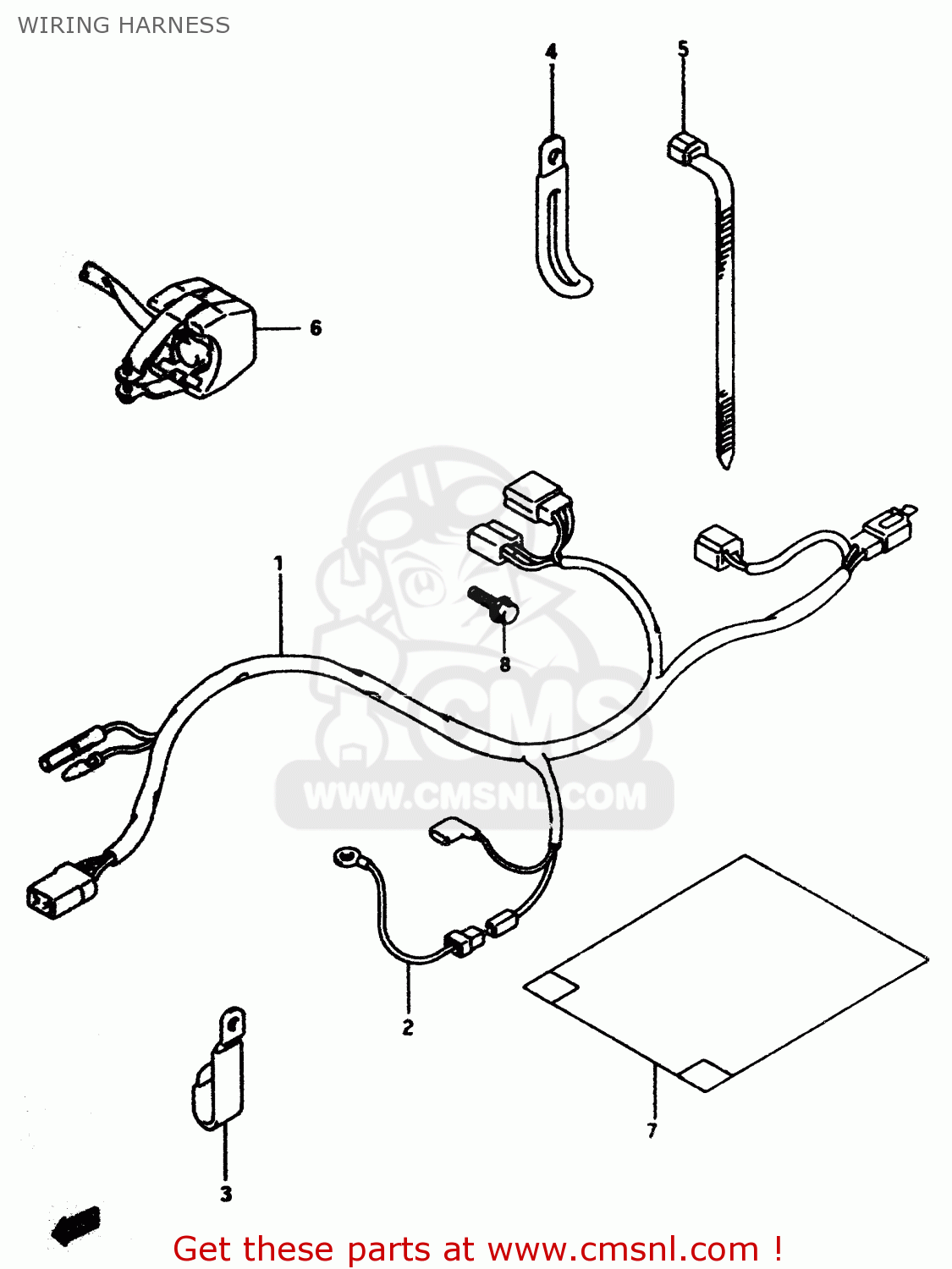 WIRING HARNESS DR350 1999 (X)