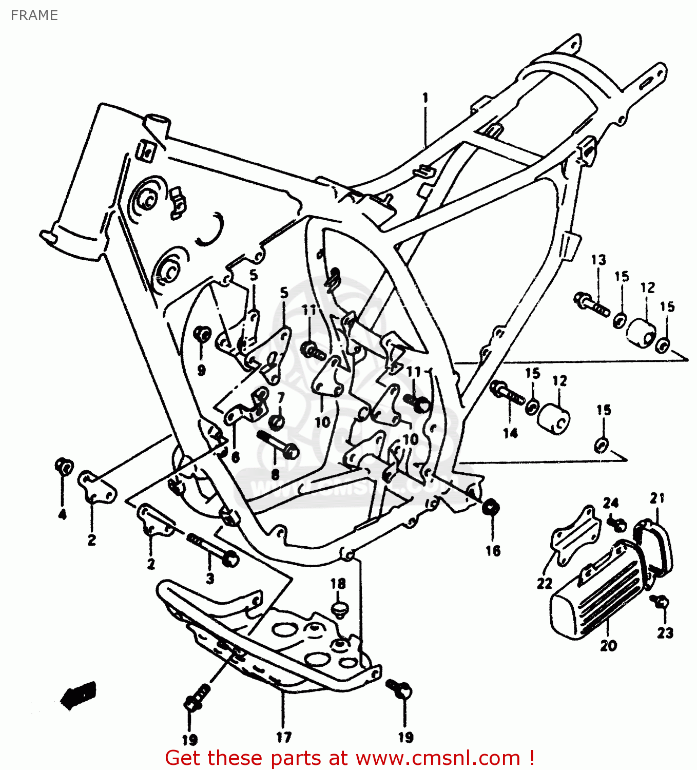 FRAME DR350 1999 (X)
