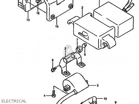 ELECTRICAL - DR350S 1993 (P) (E02 E04 E21 E22 E24 E25 E34 E39 E94)