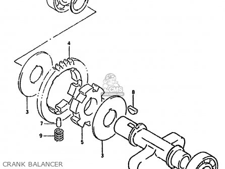 CRANK BALANCER - DR350S 1994 (R) (E02 E04 E18 E21 E22 E24 E34 E39 E94)