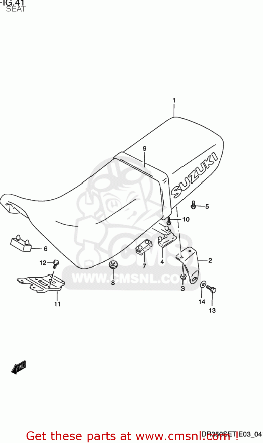 SEAT DR350SE 1990 (L) USA (E03)