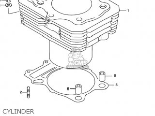 CYLINDER - DR350SE 1990 (L) USA (E03)