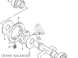 CRANK BALANCER - DR350SE 1991 (M) USA (E03)