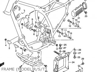 FRAME (MODEL R/S/T) - DR350SE 1993 (P) USA (E03)