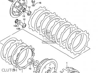 CLUTCH - DR350SE 1994 (R) USA (E03)