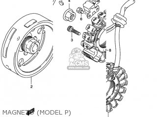 MAGNETO (MODEL P) - DR350SE 1994 (R) USA (E03)