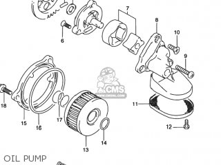 OIL PUMP - DR350SE 1994 (R) USA (E03)