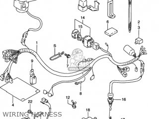 WIRING HARNESS - DR350SE 1994 (R) USA (E03)