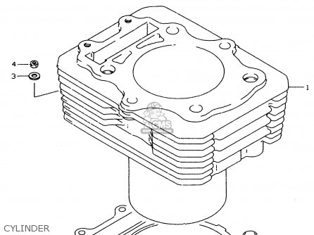 CYLINDER - DR350SE 1994 (R)