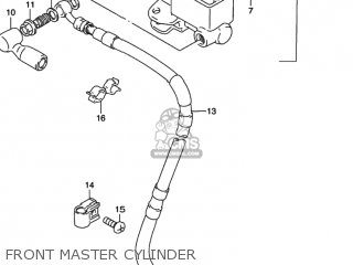 FRONT MASTER CYLINDER - DR350SE 1995 (S) USA (E03)