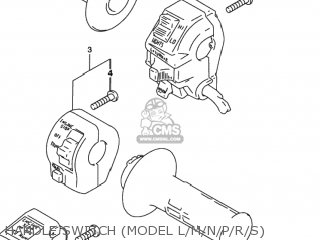 HANDLE SWITCH (MODEL L/M/N/P/R/S) - DR350SE 1995 (S) USA (E03)