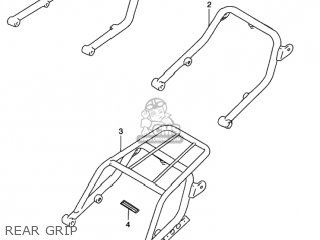 REAR GRIP - DR350SE 1995 (S) USA (E03)