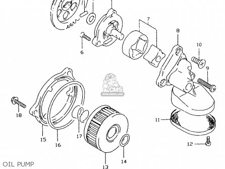 OIL PUMP - DR350SE 1995 (S)