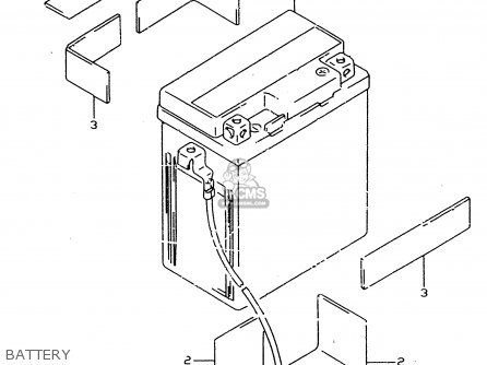BATTERY - DR350SE 1996 (T)