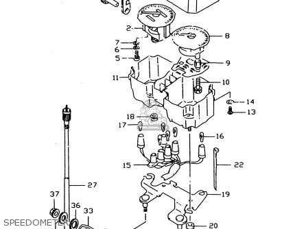 SPEEDOMETER - DR350SE 1996 (T)