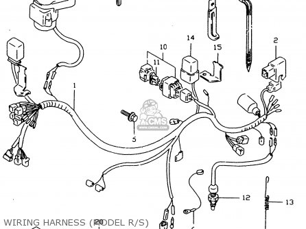 WIRING HARNESS (MODEL R/S) - DR350SE 1996 (T)