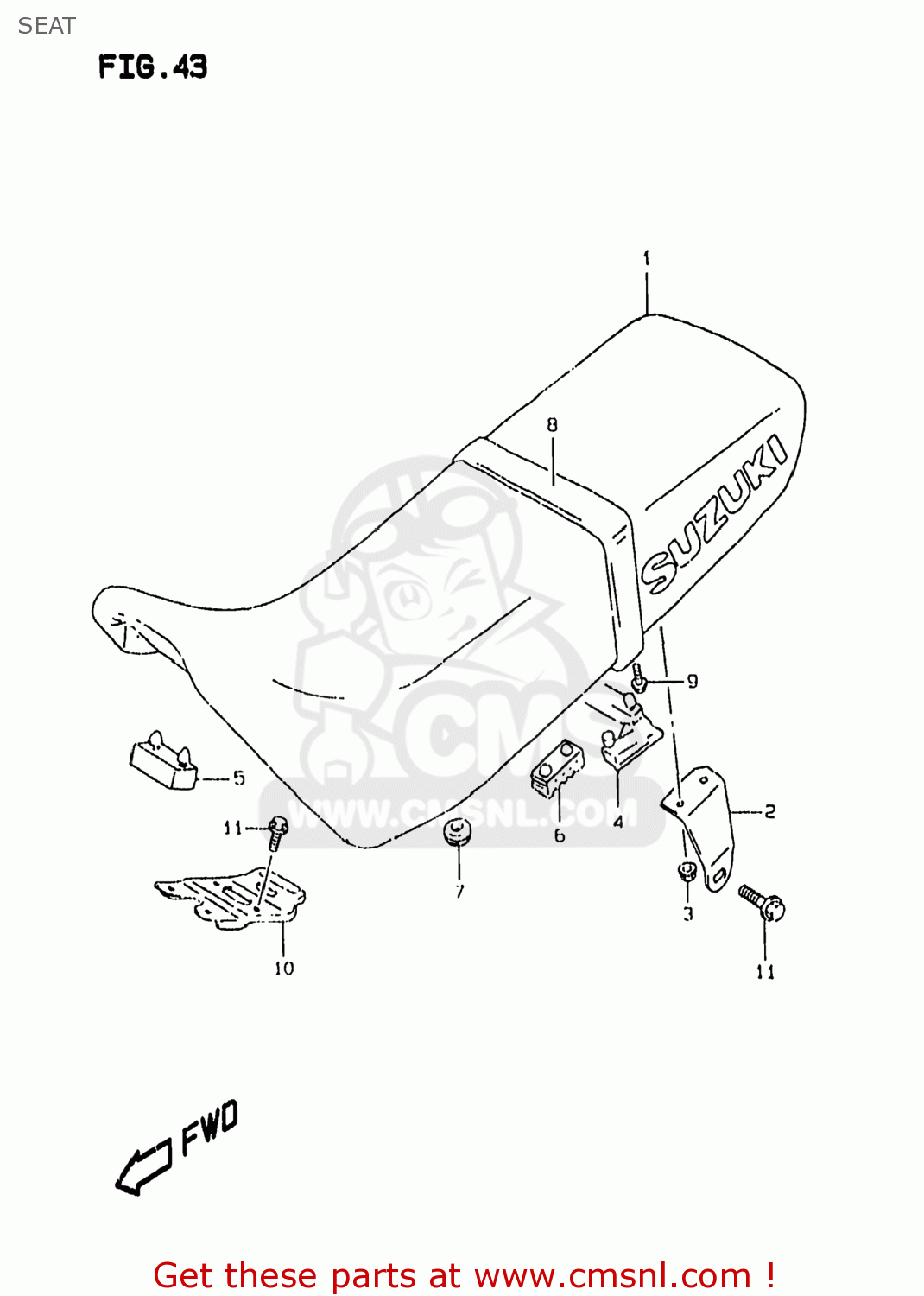 SEAT DR350SE 1997 (V) USA (E03)
