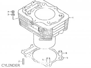 CYLINDER - DR350SE 1997 (V) USA (E03)