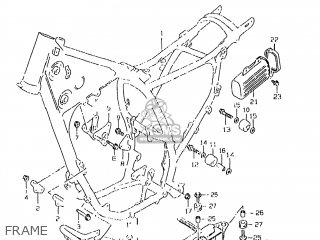 FRAME - DR350SE 1997 (V) USA (E03)
