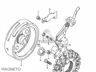 MAGNETO - DR350SE 1997 (V) USA (E03)