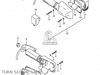 TURN SIGNAL LAMP - DR350SE 1997 (V) USA (E03)