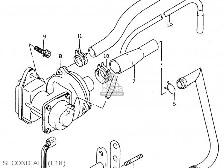 SECOND AIR (E18) - DR350SE 1997 (V)