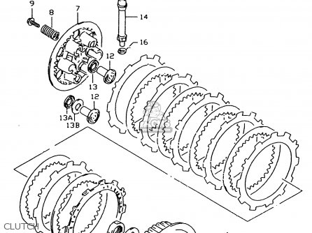 CLUTCH - DR350SE 1997 (V)