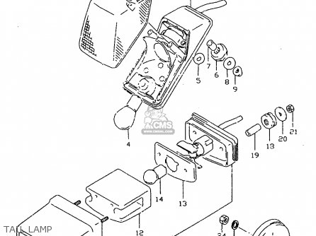 TAIL LAMP - DR350SE 1997 (V)