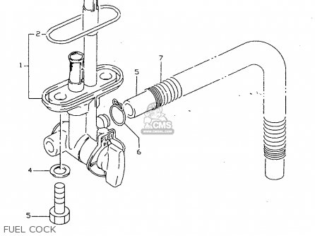 FUEL COCK - DR350SE 1997 (V)